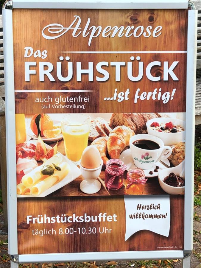 Hotel Alpenrose Gut Schlafen & Fruehstuecken Scheidegg Exterior foto